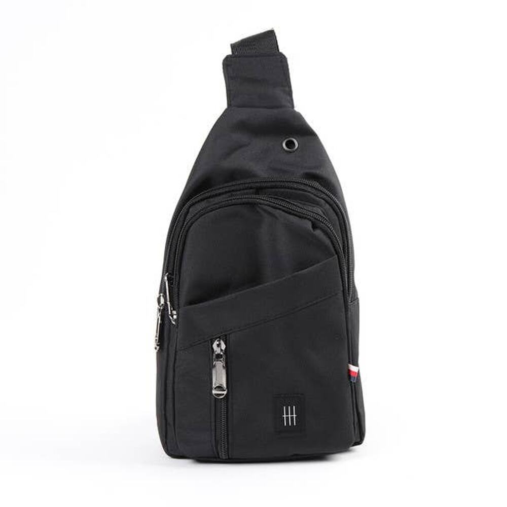 Crossbody Travel Sling Bag – Adjustable Strap, Multi-Pocket | Black